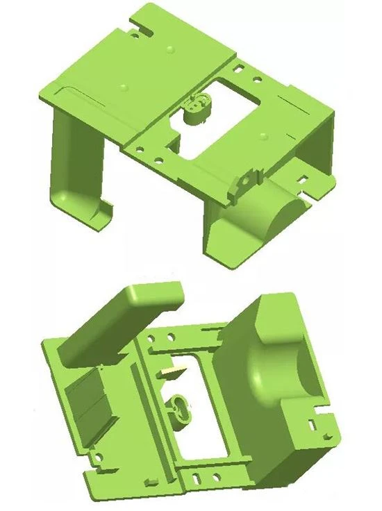 Irradiation lamp holder injection mould